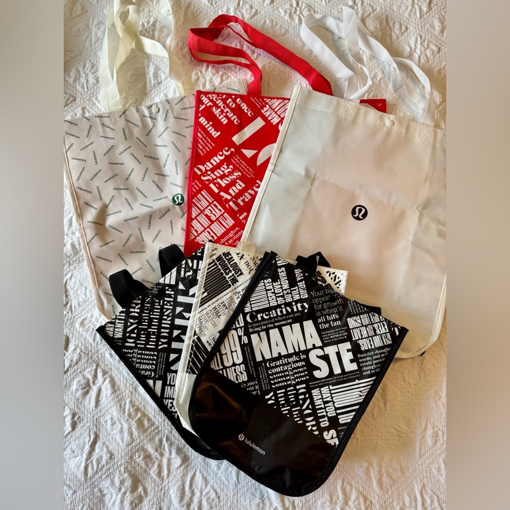 Lululemon Tote Bag Set of 6